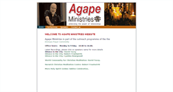 Desktop Screenshot of agapeministries.co.uk